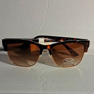O BY OSCAR DE LA RENTA 1284 DEMI SUNGLASSES TORTOISE SHELL WOMEN'S NWT